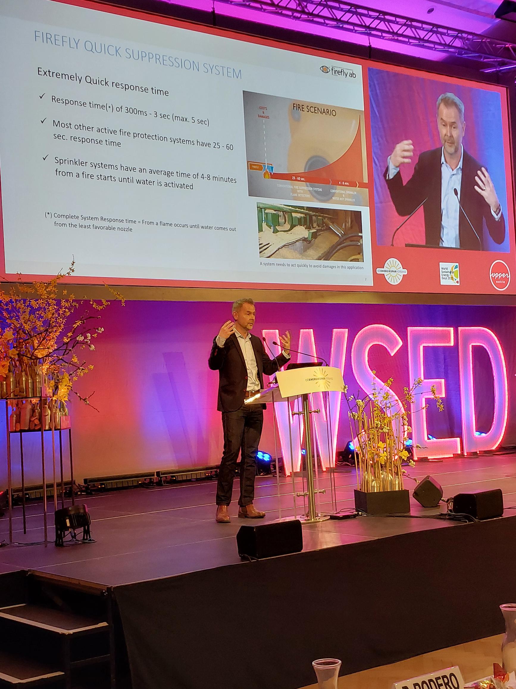 Anders Bergström spoke at WSED